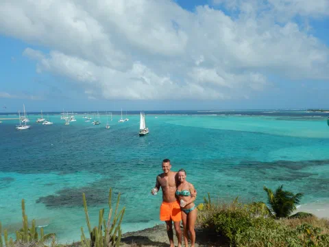 Udsigt over Tobago Cays