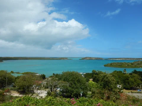 Nonsuch bay på øst siden af Antigua