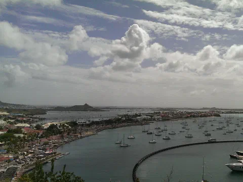 Udsigt over Marigot bay